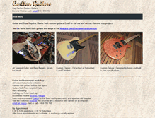 Tablet Screenshot of carltonguitars.com.au